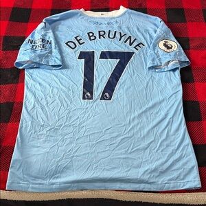 Manchester City #17 Kevin de Bruyne 2020-21 Puma Home Player Edition Jersey